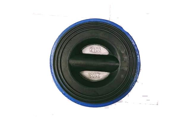 Rubber lined wafer check valve